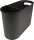 helit the oval Papierkorb 22,0 l schwarz, 1 St.