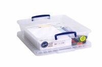 Really Useful Box Aufbewahrungsboxen 3x 10,5 l transparent 38,3 x 46,0 x 11,3 cm, 3 St.