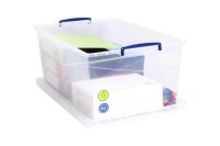Really Useful Box Aufbewahrungsboxen 3x 62 l transparent 44,0 x 69,5 x 28,7 cm, 3 St.