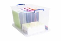 Really Useful Box Aufbewahrungsboxen 3x 83,0 l transparent 44,0 x 69,5 x 36,8 cm, 3 St.