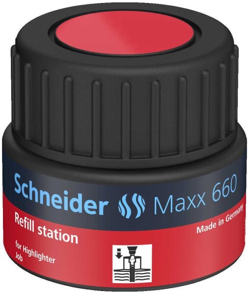 Schneider Nachfülltinte Maxx 660 rot