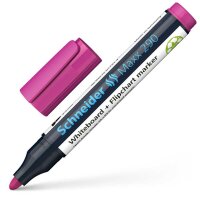Schneider Maxx 290 Whiteboard- und Flipchart-Marker rot...