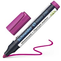 Schneider Maxx 290 Whiteboard- und Flipchart-Marker rot...