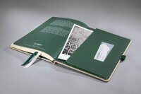 SIGEL Notizbuch Bambus ca. DIN A5 punktkariert, beige Hardcover 194 Seiten, 1 St.