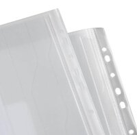 LEITZ Prospekthüllen CombiFile DIN A4 transparent genarbt 0,20 mm, 5 St.