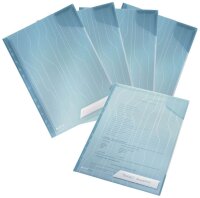 LEITZ Prospekthüllen CombiFile DIN A4 blau genarbt...