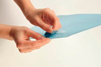 LEITZ Prospekthüllen CombiFile DIN A4 blau genarbt 0,20 mm, 5 St.