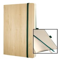 SIGEL Notizbuch Bambus ca. DIN A5 punktkariert, beige...