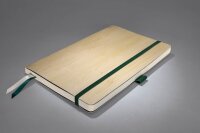SIGEL Notizbuch Bambus ca. DIN A5 punktkariert, beige Softcover 194 Seiten, 1 St.