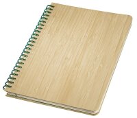 SIGEL Notizbuch Bambus ca. DIN A5 punktkariert, beige Hardcover 160 Seiten, 1 St.