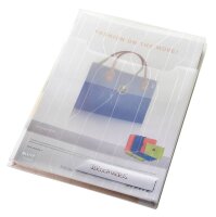 LEITZ Organisationshüllen CombiFile Maxi DIN A4 transparent genarbt 0,20 mm, 3 St.