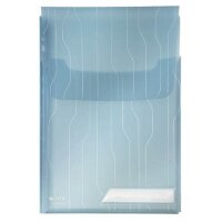 LEITZ Organisationshüllen CombiFile Maxi DIN A4 blau genarbt 0,20 mm, 3 St.