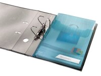 LEITZ Organisationshüllen CombiFile Maxi DIN A4 blau genarbt 0,20 mm, 3 St.