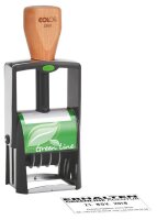 COLOP Datumstempel mit Text individualisierbar Green Line...