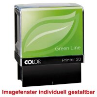 COLOP Textstempel, individualisierbar Printer 20 Green...