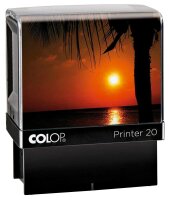 COLOP Textstempel, individualisierbar Printer 20 Green Line selbstfärbend schwarz ohne Logo, 1 St.