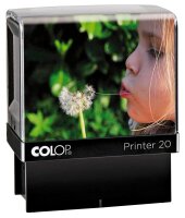 COLOP Textstempel, individualisierbar Printer 20 Green Line selbstfärbend schwarz ohne Logo, 1 St.