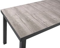 Garden Pleasure Sitzgruppe RANA anthrazit Kunststoff, Metall, 7-teilig