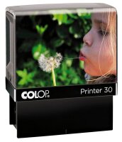 COLOP Textstempel, individualisierbar Printer 30 Green Line selbstfärbend schwarz ohne Logo, 1 St.