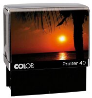 COLOP Textstempel, individualisierbar Printer 40 Green Line selbstfärbend schwarz ohne Logo, 1 St.