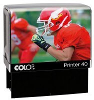 COLOP Textstempel, individualisierbar Printer 40 Green Line selbstfärbend schwarz ohne Logo, 1 St.