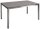Garden Pleasure Sitzgruppe SIENNA grau, silber Kunststoff, Metall, 5-teilig  ( 305434-1 )
