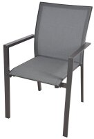 Garden Pleasure Sitzgruppe RANA anthrazit Kunststoff,...