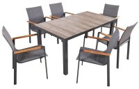 Garden Pleasure Sitzgruppe RANA grau, anthrazit...