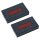 COLOP Ersatzstempelkissen S260 blau/rot 2,4 x 4,5 cm, 2 St.