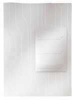 LEITZ Organisationshüllen CombiFile DIN A4 transparent genarbt 0,20 mm, 3 St.