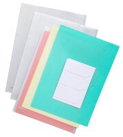 LEITZ Organisationshüllen CombiFile DIN A4 transparent genarbt 0,20 mm, 3 St.