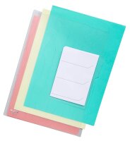 LEITZ Organisationshüllen CombiFile DIN A4 transparent genarbt 0,20 mm, 3 St.