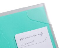 LEITZ Organisationshüllen CombiFile DIN A4 transparent genarbt 0,20 mm, 3 St.