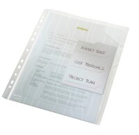 LEITZ Organisationshüllen CombiFile DIN A4 transparent genarbt 0,20 mm, 3 St.