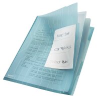 LEITZ Organisationshüllen CombiFile DIN A4 blau genarbt 0,20 mm, 3 St.