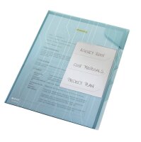 LEITZ Organisationshüllen CombiFile DIN A4 blau genarbt 0,20 mm, 3 St.
