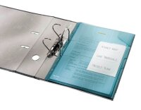 LEITZ Organisationshüllen CombiFile DIN A4 blau genarbt 0,20 mm, 3 St.