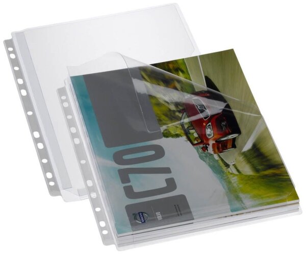 EICHNER Dokumentenhülle Dehnfaltentasche transparent A4, 10 St.