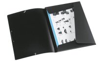 EICHNER Eckspanner DIN A4 schwarz, 10 St.