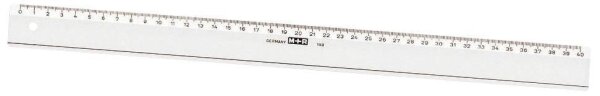 M + R Lineal 40,0 cm, glasklar