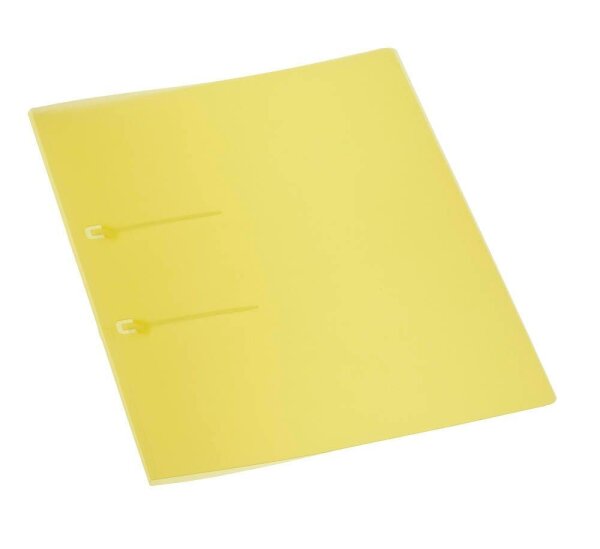 EICHNER Schlaufenhefter Kunststoff gelb DIN A4, 10 St.