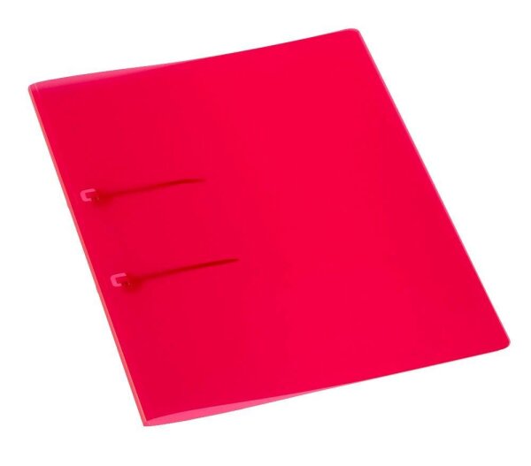 EICHNER Schlaufenhefter Kunststoff rot DIN A4, 10 St.