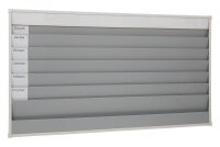 EICHNER Werkstattplaner 6 Fächer 157,5 x 91,8 cm
