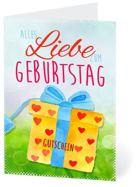 LUMA Gutschein Geschenk AM1033 DIN B6, 1 St.