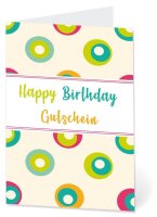 LUMA Gutschein Geburtstag modern mit Innentext  AM1069...