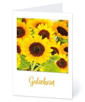 LUMA Gutschein Sonnenblumen AM1076 DIN B6, 1 St.