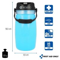 FIRST AID ONLY Erste-Hilfe-Tasche Camping Outdoorlampe...