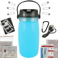 FIRST AID ONLY Erste-Hilfe-Tasche Camping Outdoorlampe blau  ( P-10050 )