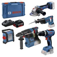 BOSCH Professional Elektrowerkzeug-Set Combo-Kit 10-tlg.,...