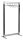 Kerkmann Kleiderständer Montana 31655214 silber Metall 100,0 x 170,0 cm, 1 St.